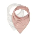 Jollein Twinkling Slab Bandana - 2 Pack - Wild Rose