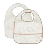 Jollein Slab Waterproof - Elephant Tales - 2 Stuks