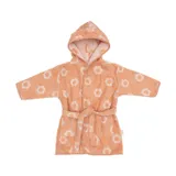 Jollein Badjas Badstof Jacquard Flower 1-2 jaar