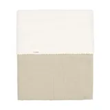 Koeka Faro Ledikantdeken - 100 x 150 cm - Katoen/Fleece/Wafel - Sage 