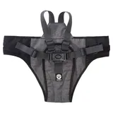 Dooky Travel Chair Black/Grey Melange