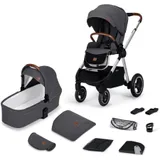Kinderkraft Everyday 2 in 1 Dark Grey / Silver Frame 
