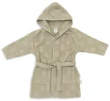 Jollein Miffy Jacquard Badjas - Badstof -  3-4 jaar - Olive Green