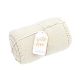 The Little Green Sheep Deken Organic Knitted Cellular Linen