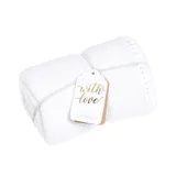 The Little Green Sheep Deken Organic Knitted Cellular White