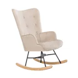 Aemely Schommelstoel Steerne Velvet Taupe