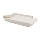 Jollein Aankleedkussenhoes Badstof 50x70cm - Oatmeal/Sand - 2 Stuks