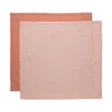 Bébé-Jou Pure Cotton Multidoek - 2 Stuks - 70 x 70 cm - Tetra - Pink