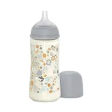 Suavinex Wonderland SX Pro Fles - Fast Flow - 360ml - Blauw/Grijs 