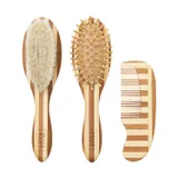 Meyco Kapset - 3-Delig - Bamboe - Stripe Natural/Walnut 