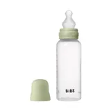BIBS Fles - Medium Flow - 270 ml - Silicone - Sage - Ronde speen 
