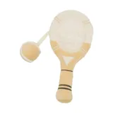 BamBam Knuffel Tennis/Padel Set Beige 26 cm