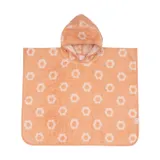 Jollein Badponcho Badstof Jacquard Flower Reversible