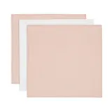 Jollein Twinkling Small Multidoek - 3 Pack - 70 x 70 cm - Hydrofiel - Wild Rose