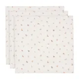 Jollein Tetra Doek Small 70x70 cm - Animal Friends – 3 Stuks