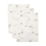 Jollein On The Go Washandje - 3 Stuks - 15 x 20 cm - Tetra