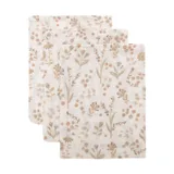 Jollein Bloomy Washandje - 3 Stuks - 15 x 20 cm - Tetra