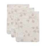 Jollein Tetra Washandje - Leafy Dreams - 15x20 cm - 3 Stuks
