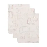 Jollein Hydrofiel Washandje - Elephant Tales - 15x20 cm - 3 Stuks