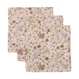 Jollein Hydrofiel Monddoekje - Flower Fairies - 31x31 cm - 3 Stuks