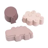 Done by Deer Siliconen Vormen - Happy Clouds - Set van 3 - Powder
