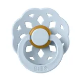 Bibs Boheme Fopspeen - Size 1 - Flowpack - Latex - Baby Blue