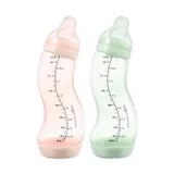 Difrax S-fles Natural – 250 ml – 2-pack – Blossom/Pistachio