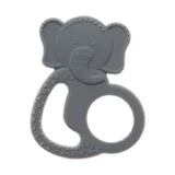 Babyjem Siliconen Olifant Bijtring - Grijs
