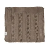 Lodger Dreamer Deken - 80 x 100 cm - Pointelle Merino - Buffalo