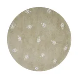 Puck Leaf Vloerkleed - 90 cm - Beige