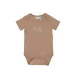 Babylook Romper Korte Mouw - Maat 50 - Warm Taupe 