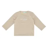 Babylook T-Shirt Let's Play - Maat 50 - Oyster Gray 