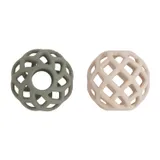 Baby's Only Speelbal - Urban Green/Warm Linen - Set van 2