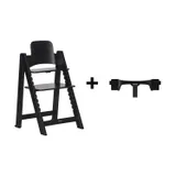 Kidsmill Up! Kinderstoel Incl. Houten Babyset - Beuken Zwart