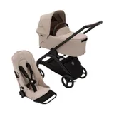 Bugaboo Kinderwagen Dragonfly Complete Black Frame / Desert Taupe Bekleding