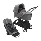 Bugaboo Kinderwagen Dragonfly Complete Graphite Frame / Grey Melange Bekleding