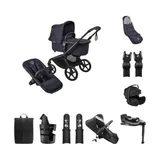 Bugaboo Fox 5 Renew Kinderwagen 4-in-1 - Newborn Bundel - Black / Deep Indigo