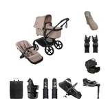 Bugaboo Fox 5 Renew Kinderwagen 4-in-1 - Newborn Bundel - Black / Desert Taupe