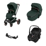Maxi-Cosi Fame Kinderwagen 2-in-1 | Coral Slide Pro Autostoel - Twillic Green/Onyx Black