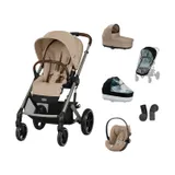 Cybex Balios 3-in-1 Kinderwagen Set L - Almond Beige/Beige