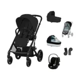Cybex Balios 3-in-1 Kinderwagen Set L - Moon Black/Black