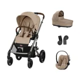 Cybex Balios 3-in-1 Kinderwagen Set S - Almond Beige/Beige
