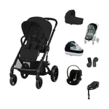 Cybex Balios 3-in-1 Kinderwagen Set XL - Moon Black/Black
