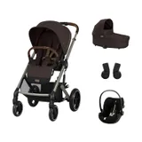 Cybex Balios 3‑in‑1 Kinderwagen Set S – Chocolate Brown/Brown
