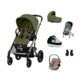 Cybex Balios 3-in-1 Kinderwagen Set L - Moss Green/Khaki