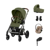 Cybex Balios 3-in-1 Kinderwagen Set M - Moss Green/Khaki