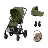 Cybex Balios 3-in-1 Kinderwagen Set S - Moss Green/Khaki