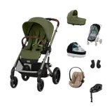 Cybex Balios 3-in-1 Kinderwagen Set XL - Moss Green/Khaki