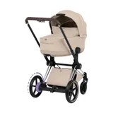 Cybex e-Priam 5 Style Kinderwagen 2-in-1 - Chrome Brown/Cozy Beige