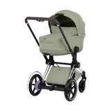 Cybex e-Priam 5 Style Kinderwagen 2-in-1 - Chrome Brown/Sage Green